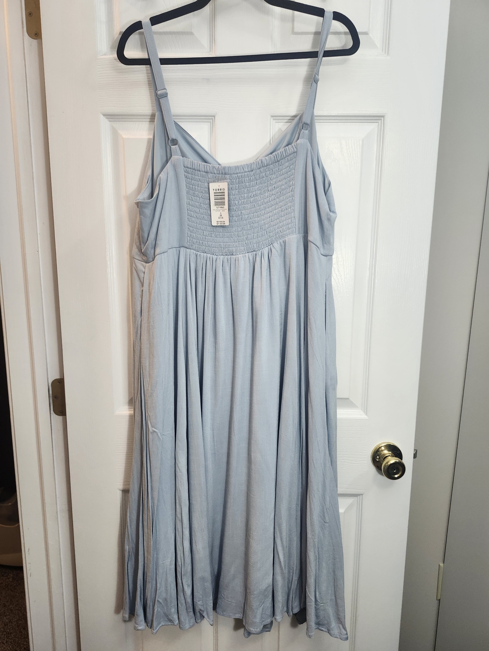 Neutral Maxi Dress Summer Bundle: Striped, Blue,& Charcoal | 3X, 2 NWT, 1 NWOT - Picture 4 of 13